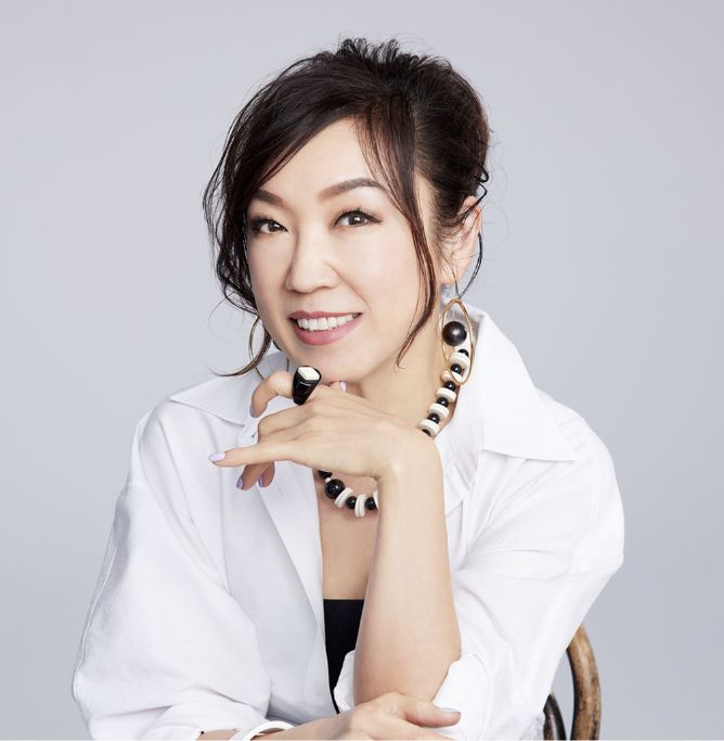 ユーミンのポートレート写真